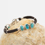 Three Stone Turquoise Bracelet