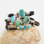 Three Stone Turquoise Bracelet
