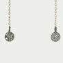 Pavé Diamond Gold Earrings