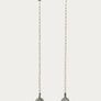 Pavé Diamond Gold Earrings