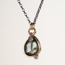 Watermelon Tourmaline and Diamond Necklace