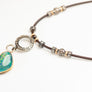 Boulder Opal and Pavé Diamond 14k Gold Necklace