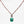 Green Onyx with Gold and Pavé Diamond Leather Necklace