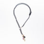 Pavé Diamond Oval Charm with Gold and Sterling Silver Necklace