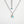 Small Oval Turquoise Drop with Diamond Charm
