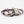 Mens Blue Grey Textured Leather Bracelet