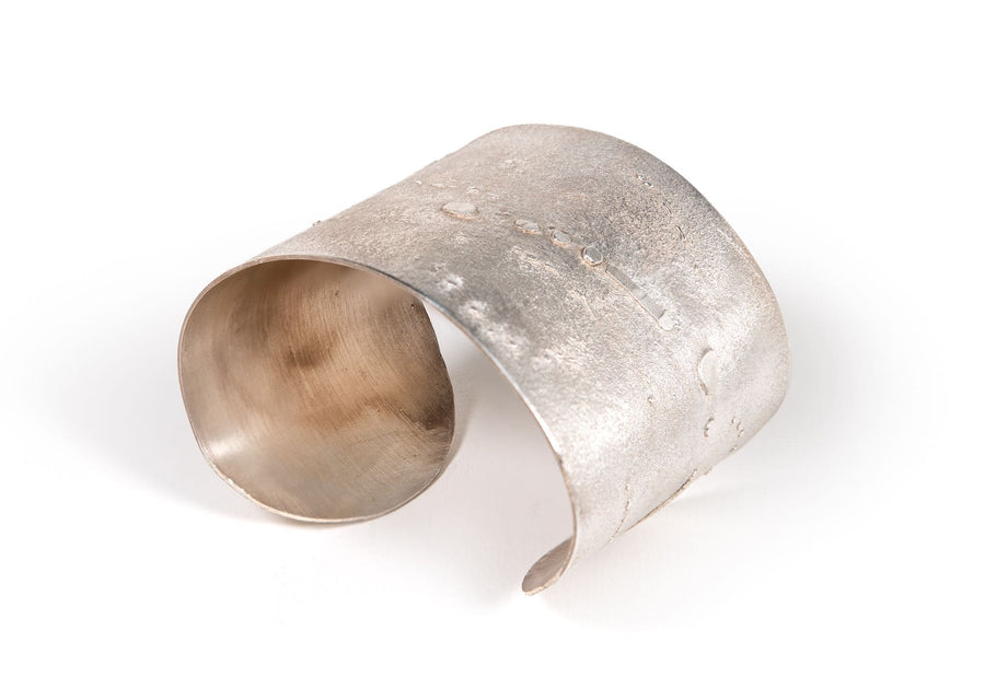 Lunarscape Sterling Silver Cuff