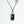 Indicolite Tourmaline with Gold and Sterling Silver Necklace