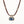 Blue Sapphire Necklace w/Pavé Diamond and 14k Gold