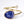 Tanzanite Diamond and Gold Open Wrap Ring