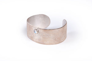 Moonstone Lunarscapes Sterling Silver Cuff