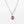 Rhodolite Garnet with Gold and Sterling Silver Necklace