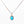 Turquoise with Gold and Sterling Silver Necklace