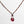 Ruby With Gold & Pavé Diamond Leather Necklace