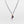 Pavé Diamond Oval Charm with Gold and Sterling Silver Necklace