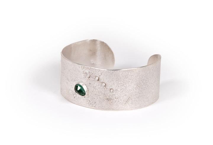 Green Tourmaline Lunascape Cuff