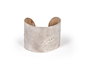 Lunarscape Sterling Silver Cuff